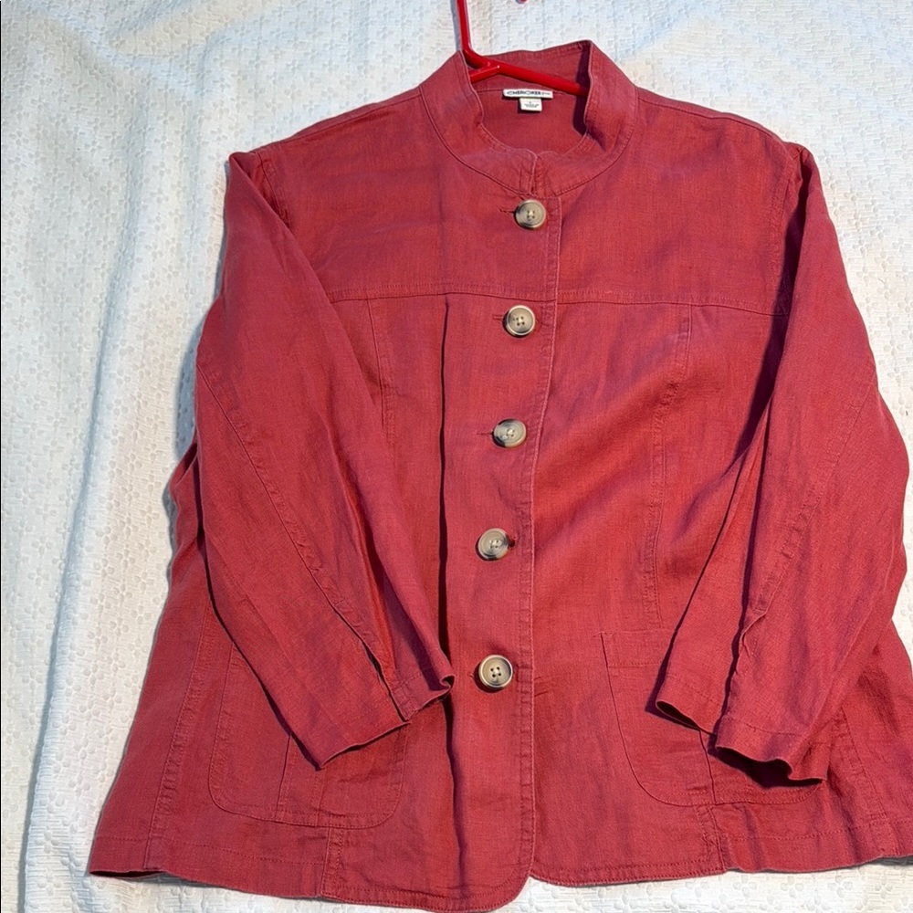 Vintage Cherokee linen jacket large